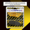 Ceramic Brake Pads For Royal Enfield Continental GT 650 (2018 Onwards) - Front - CRM859 - 1 Set | Smooth Braking | Heat Resistant | Long Life | Disc Friendly