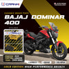 Ceramic Brake Pads For Bajaj Dominar 400 (2016-2018) - Rear - CRM359 - 1 Set | Smooth Braking | Heat Resistant | Long Life | Disc Friendly
