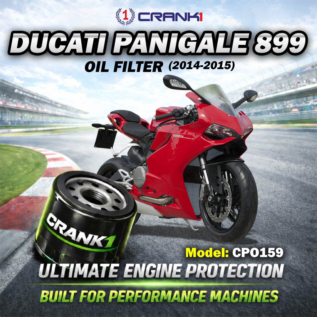 Oil Filter For Ducati Panigale 899 (2014-2015) - CPO159