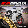 Chain For Ducati Panigale 959 (2016-2017) - 520 Pitch x 106 Links Gold (ZVMX)