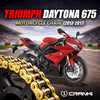Chain For Triumph Daytona 675 (2013-2017) - 525 Pitch x 116 Links Gold (ZVMX)