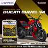 Ceramic Brake Pads For  Ducati Diavel V4 (2024 Onwards) - Rear - CRM859 - 1 Set | Smooth Braking | Heat Resistant | Long Life | Disc Friendly