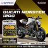 Ceramic Brake Pads For Ducati Monster 1200 (2017-2018) - Front - CRM1309 - 2 Sets | Smooth Braking | Heat Resistant | Long Life | Disc Friendly