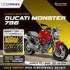 Ceramic Brake Pads For Ducati Monster 796 (2010-2016) - Front - CRM0709 - 2 Sets | Smooth Braking | Heat Resistant | Long Life | Disc Friendly