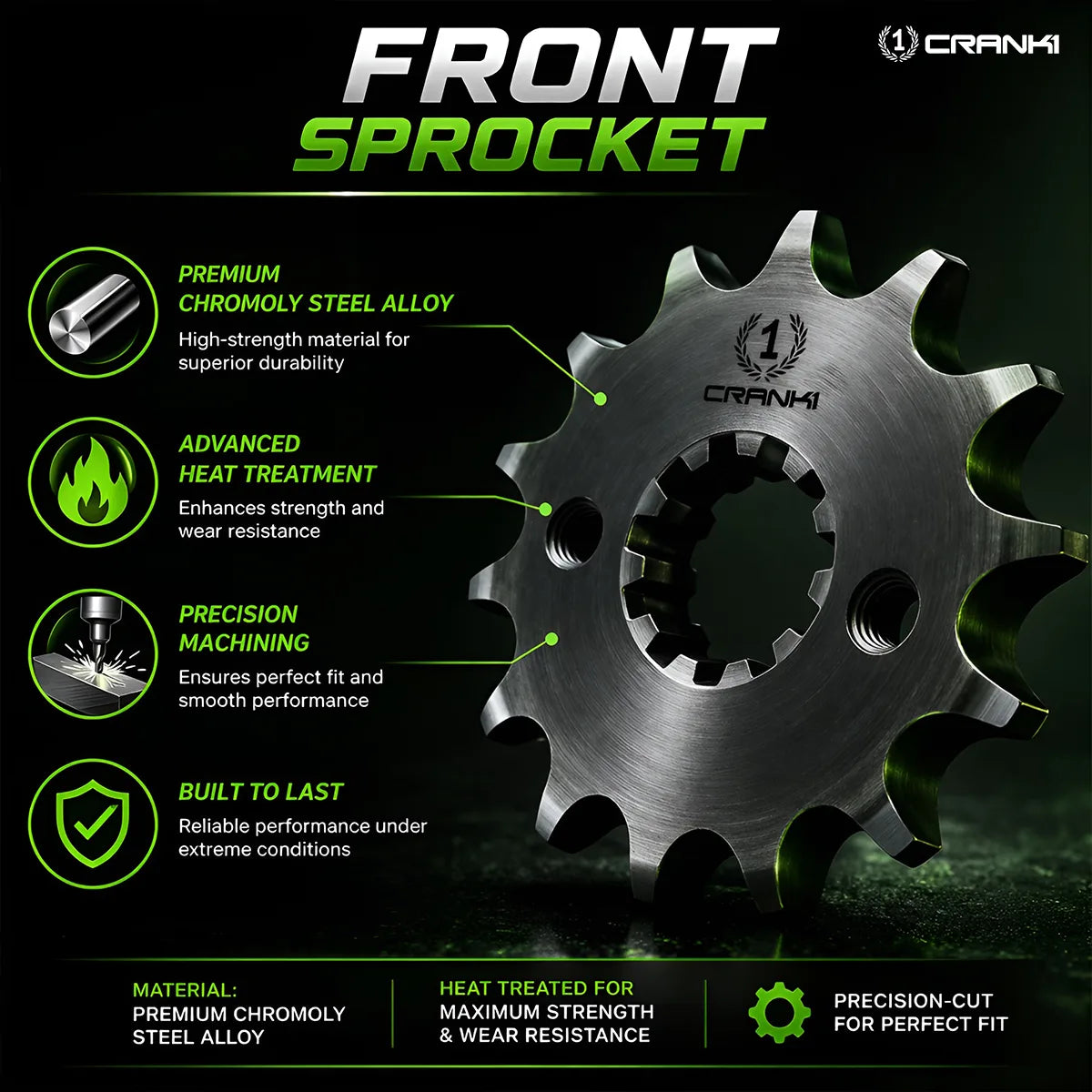 Sprocket For Triumph Daytona 675 (2013-2017) - Front - CPF520.16T