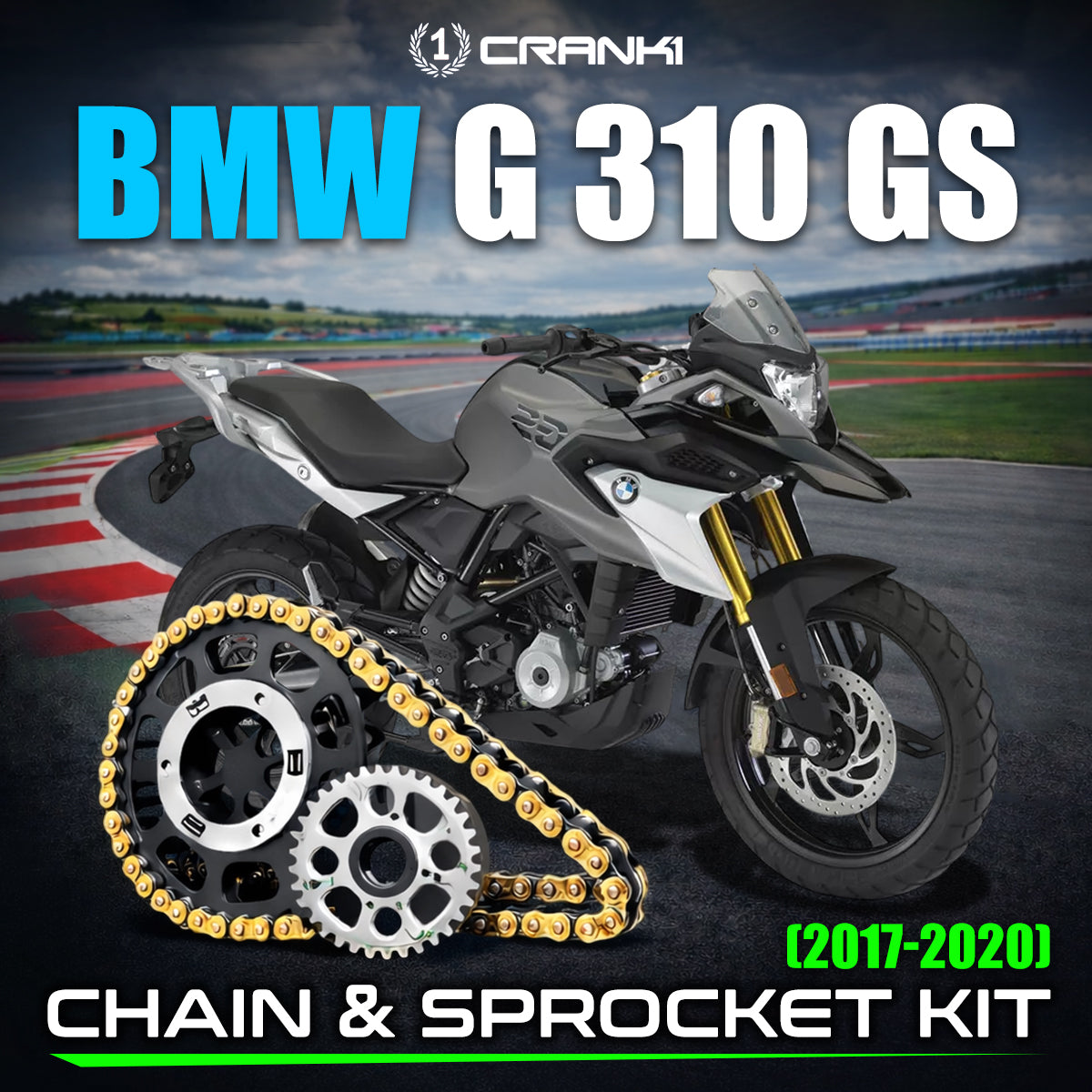 Chain And Sprocket Kit For BMW G 310 GS (2017-2020)