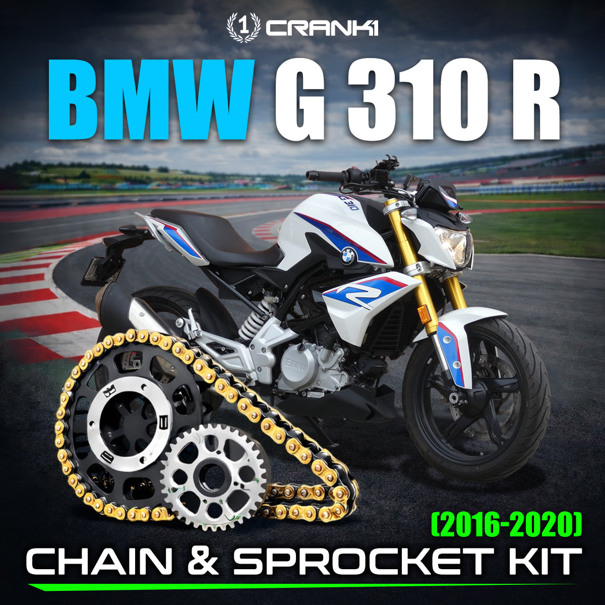 Chain And Sprocket Kit For BMW G 310 R (2016-2020)