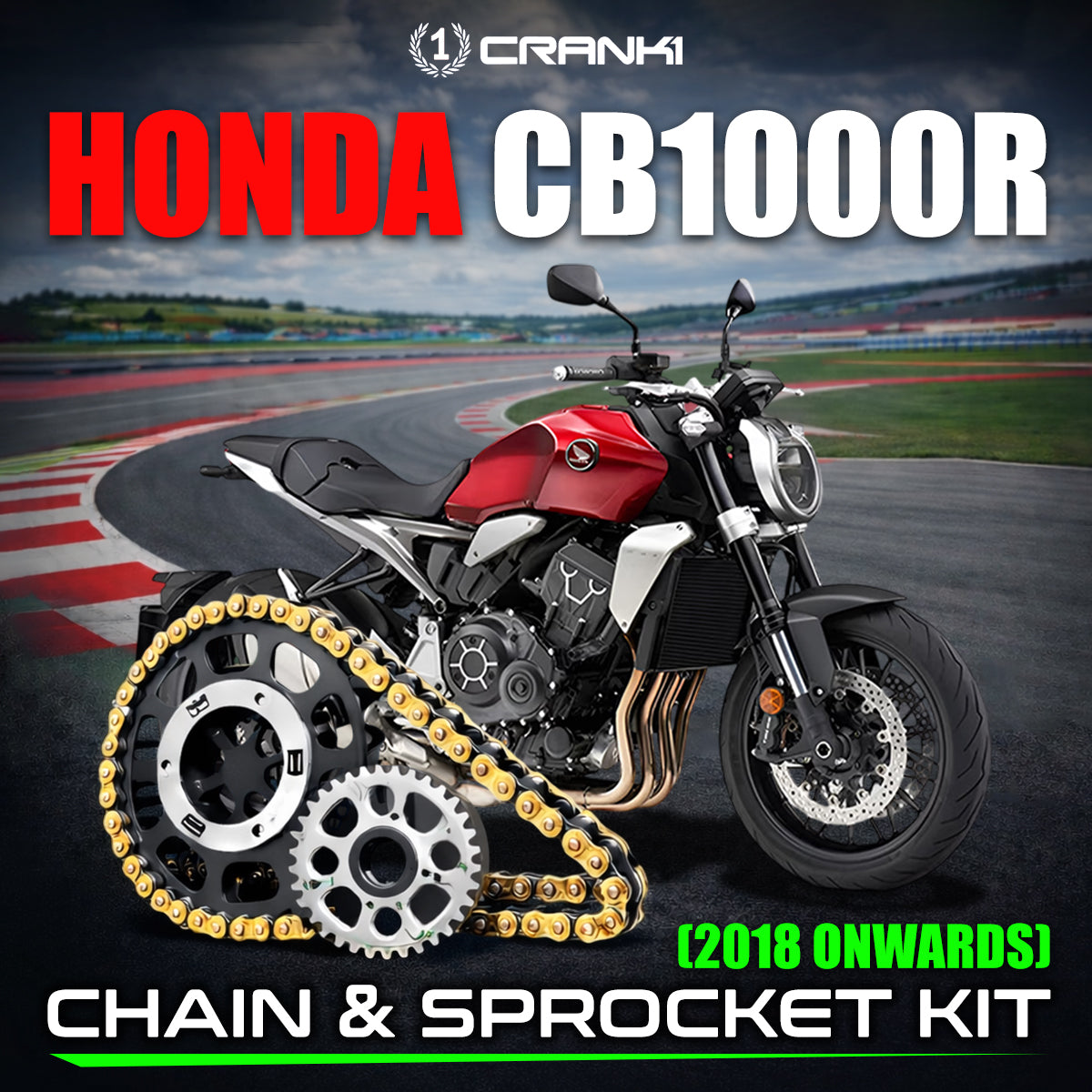 Chain And Sprocket Kit For Honda CB1000R (2018 Onwards)