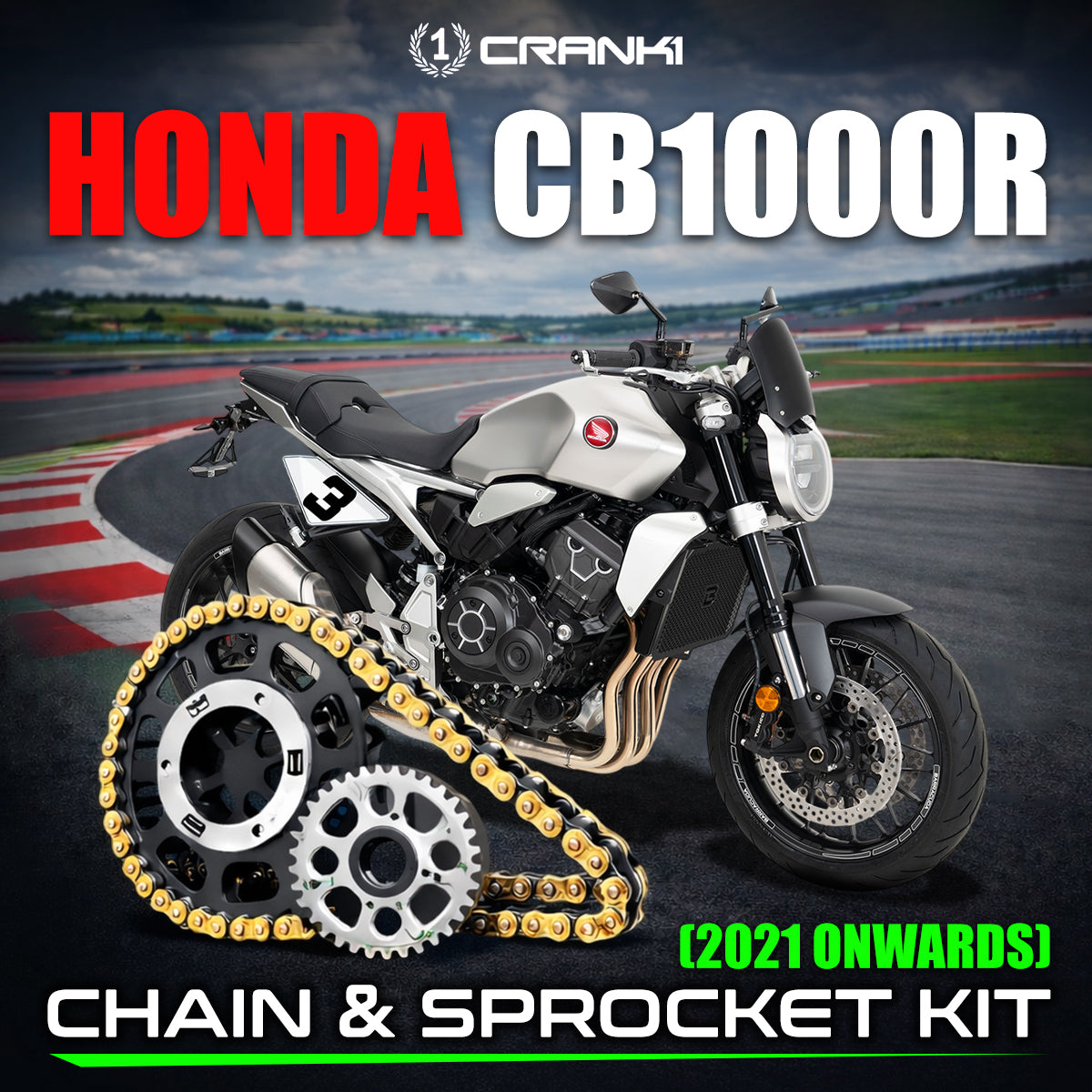 Chain And Sprocket Kit For Honda CB1000R (2021 Onwards)