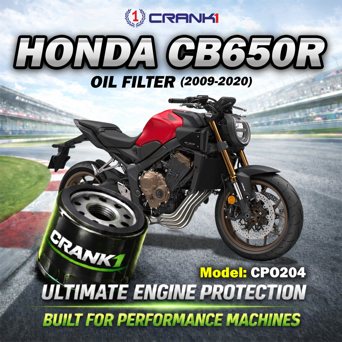 Oil Filter For Honda CB650R (2019-2020) - CPO204