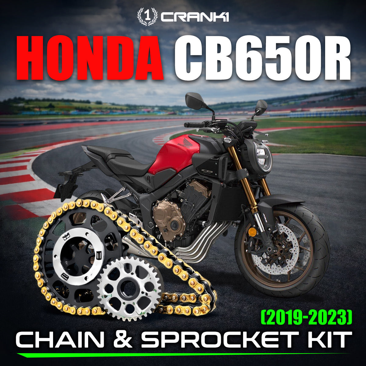Chain And Sprocket Kit For Honda CB650R (2019-2023)