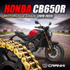 Chain For Honda CB650R (2019-2023) - 525 Pitch x 118 Links Gold (ZVMX)