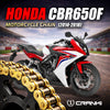 Chain For Honda CBR650F (2014-2018) - 525 Pitch x 118 Links Gold (ZVMX)