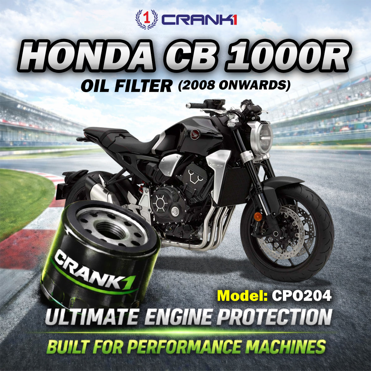 Oil Filter For Honda CB 1000R (2008 Onwards) - CPO204