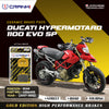 Ceramic Brake Pads For Ducati Hypermotard 1100 EVO SP (2007-2012) - Rear - CRM469 - 1 Set | Smooth Braking | Heat Resistant | Long Life | Disc Friendly