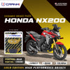 Ceramic Brake Pads For Honda NX200 - Rear - CRM281