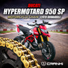 Chain For Ducati Hypermotard 950 SP (2019 Onwards) - 520 Pitch x 106 Links Gold (ZVMX)