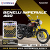 Ceramic Brake Pads For Benelli Imperiale 400 (2020 Onwards) - Front - CRM400 - 1 Set | Smooth Braking | Heat Resistant | Long Life | Disc Friendly