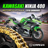 Chain For Kawasaki Ninja 400 (2018 Onwards) - 520 Pitch x 106 Links Gold (ZVMX)