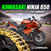 Chain For Kawasaki Ninja 650 (2011 Onwards) - 520 Pitch x 114 Links Gold (ZVMX)