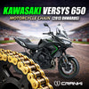 Chain For Kawasaki Versys 650 (2013 Onwards) - 520 Pitch x 114 Links Gold (ZVMX)