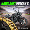 Chain For Kawasaki Vulcan S (2015 Onwards) - 520 Pitch x 120 Links Gold (ZVMX)