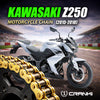 Chain For Kawasaki Z250 (2015-2018) - 520 Pitch x 106 Links Gold (ZVMX)
