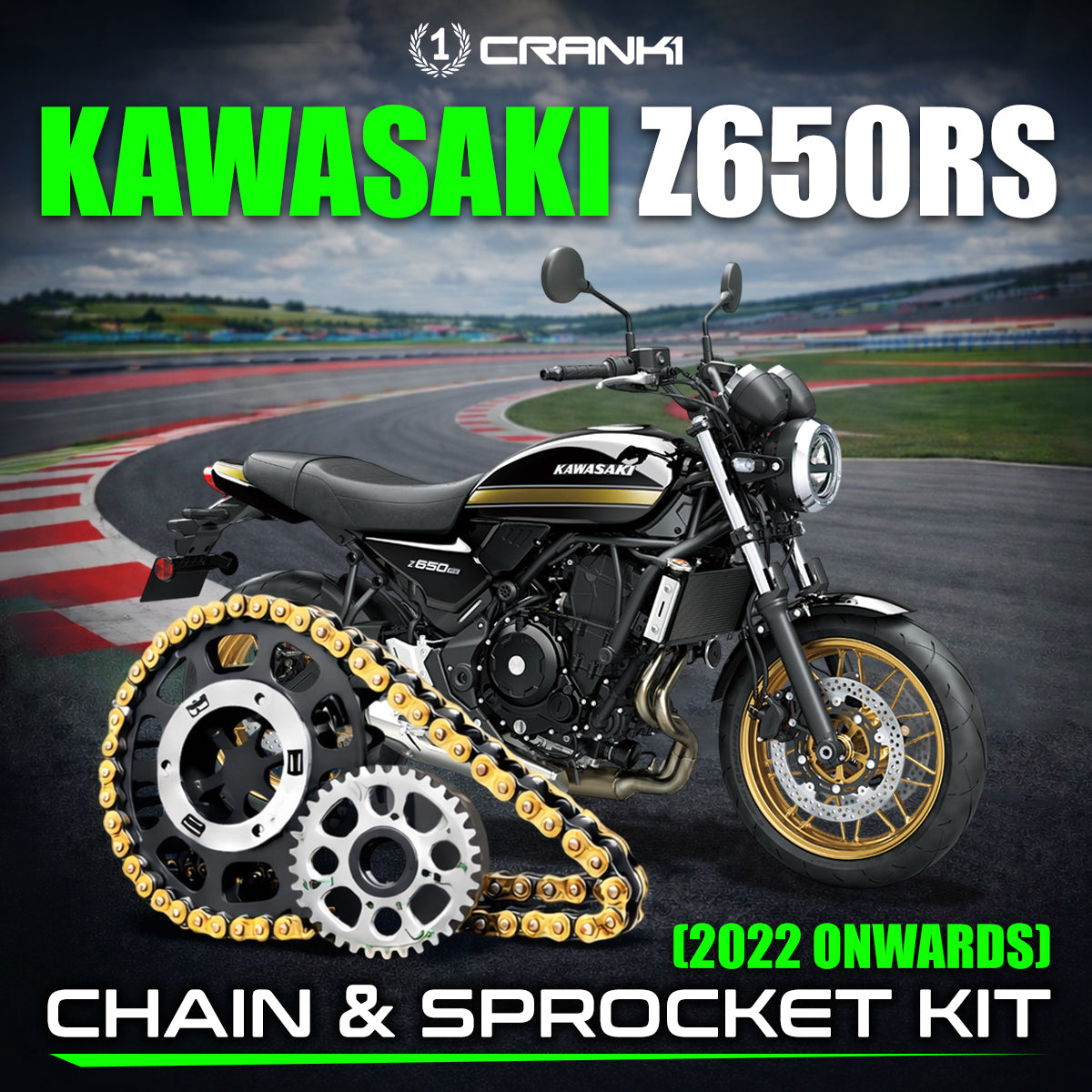 Chain And Sprocket Kit For Kawasaki Z650 RS (2022 Onwards)