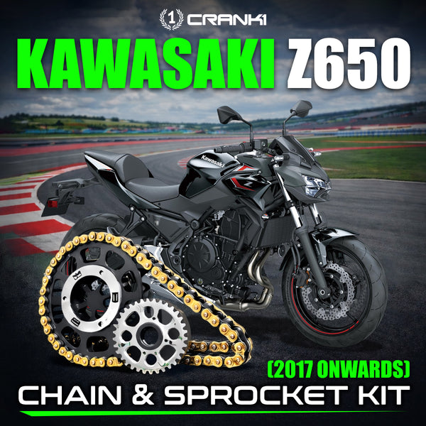 Chain And Sprocket Kit For Kawasaki Z650 (2017 Onwards) | X-Ring Brass