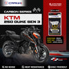 Carbon Brake Pads For KTM 250 Duke GEN3	(2024-2025) - Rear - CFB312 - 1 Set