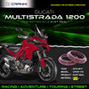 Fork Dust Seals Pair For Ducati Multistrada 1200 (2015-2017) - CPD57-176