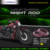 Fork Dust Seals Pair For Harley Davidson Night Rod (2006 Onwards) - CPD57-108-1