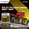 Ceramic Brake Pads For Bajaj  Pulsar AS200 BS3 + BS4 - Front - CRM479 - 1 Set