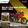 Ceramic Brake Pads For Bajaj Pulsar AS200 BS3 + BS4 - Rear - CRM359 - 1 Set