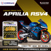 Ceramic Brake Pads For  Aprilia RSV4 (2015-2020) - Front - CRM1309 - 2 Sets | Smooth Braking | Heat Resistant | Long Life | Disc Friendly