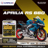 Ceramic Brake Pads For  Aprilia RS 660 (2021 Onwards) - Front - CRM0709 - 2 Sets | Smooth Braking | Heat Resistant | Long Life | Disc Friendly