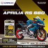 Ceramic Brake Pads For  Aprilia RS 660 (2021 Onwards) - Rear - CRM469 - 1 Set | Smooth Braking | Heat Resistant | Long Life | Disc Friendly