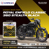 Ceramic Brake Pads For Royal Enfield Classic 350 Stealth Black - Rear - CRM359