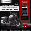 Carbon Brake Pads For Harley Davidson Softail Fat Bob (2018 Onwards) - Rear - CFB017 - 1 Set