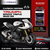 Carbon Brake Pads For Triumph Speed Triple 1200 RR (2021 Onwards) - Rear - CFB312