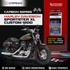 Carbon Brake Pads For Harley Davidson Sportster XL Custom 1200 (2014-2016) - Rear - CFB452 - 1 Set