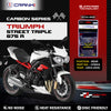Carbon Brake Pads For Triumph Street Triple 675 R (2014-2016) - Rear - CFB312 - 1 Set
