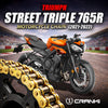 Chain For Triumph Street Triple 765R (2021-2022) - 525 Pitch x 118 Links Gold (ZVMX)
