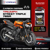 Carbon Brake Pads For Triumph Street Triple 765R (2021-2022) - Rear - CFB312 - 1 Set