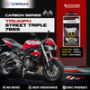 Carbon Brake Pads For Triumph Street Triple 765S (2017-2020) - Rear - CFB312 - 1 Set
