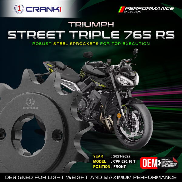 Sprocket For Triumph Tiger 800 XR And XRX (2015-2017) - Front - CPF520