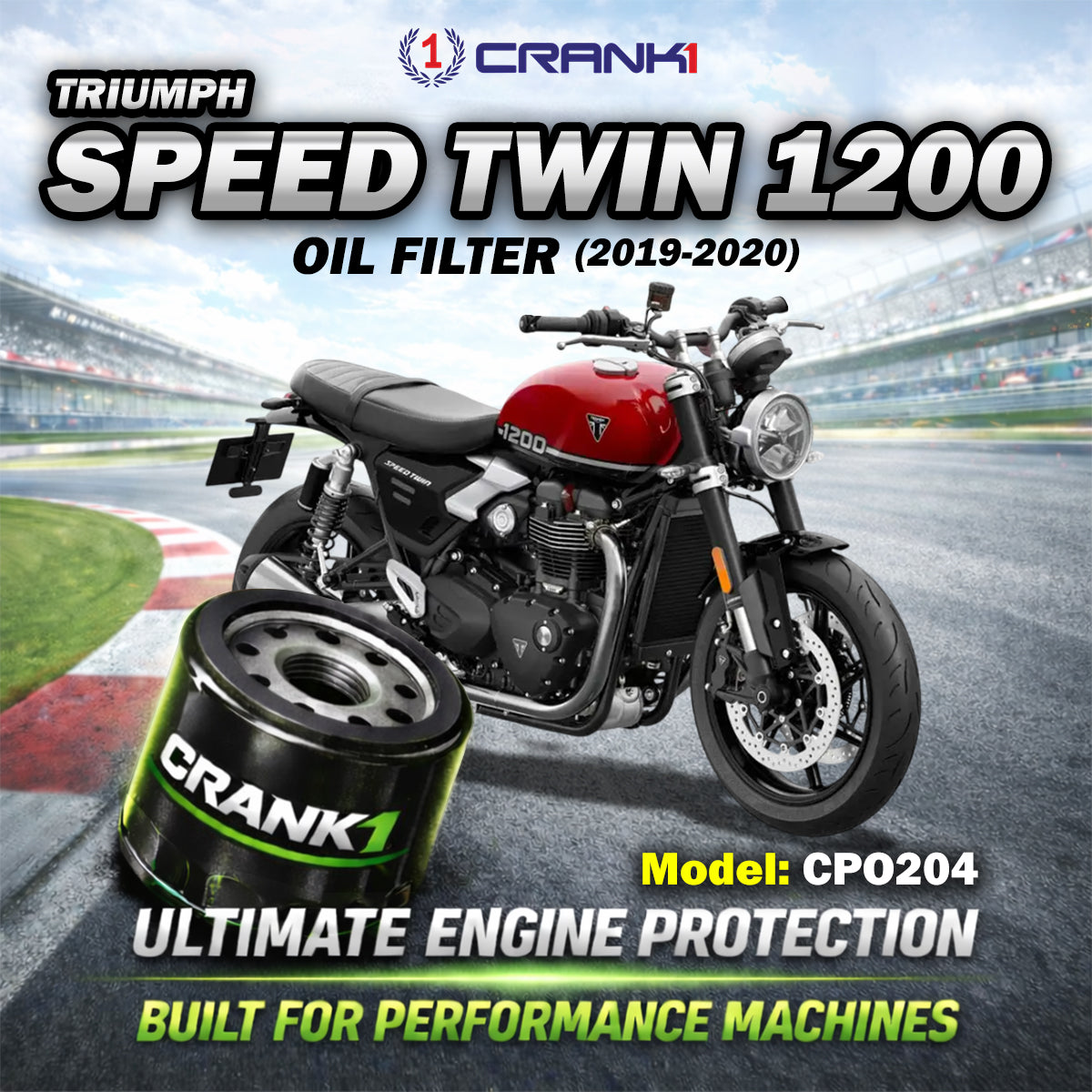 Oil Filter For Triumph Speed Twin 1200 (2019-2020) - CPO204