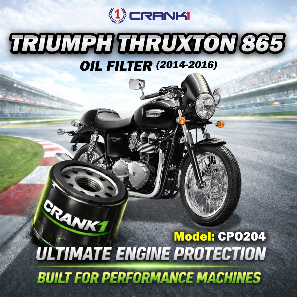 Oil Filter For Triumph Thruxton 865 (2014-2016) - CPO204