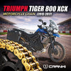 Chain For Triumph Tiger 800 XCX (2015-2017) - 525 Pitch x 124 Links Gold (ZVMX)