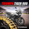 Chain For Triumph Tiger 900 (2020-2023) - 525 Pitch x 122 Links Gold (ZVMX)